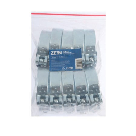 The clamp zein English, diameter 74-79 mm, width 24 mm, galvanized-9