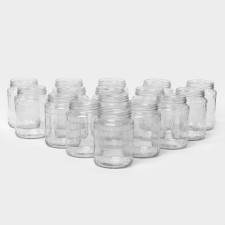 A set of glass cans for conservation, TO-82 mm, 720 ml, 16 pcs