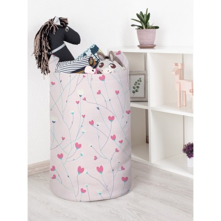 Basket for toys "Blooming love, size 40x60 cm