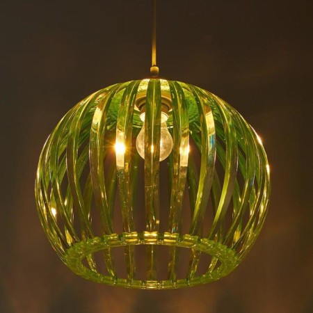 Lamp Bayerlux 6330/1, 1he27 15W, green 31x24+60 cm-2