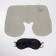 Traveler's set: neck pillow, sleep mask