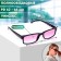 Ready glasses east 6617 tinted, black color, bending pipe, +3.5