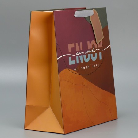 Gift package laminated, packaging, "Happiness", 25.4 x 30.5 x 12.7 cm-1
