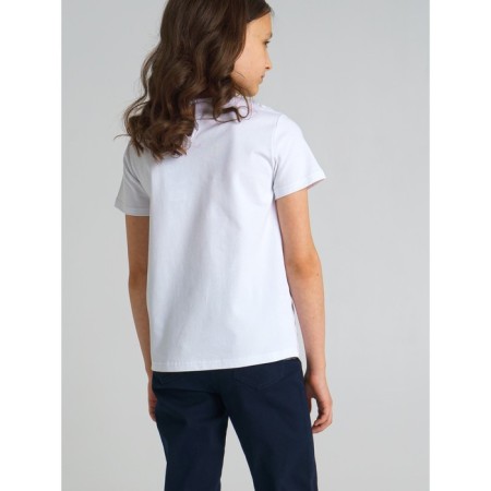 Blouse with lace for a girl, height 146 cm-3
