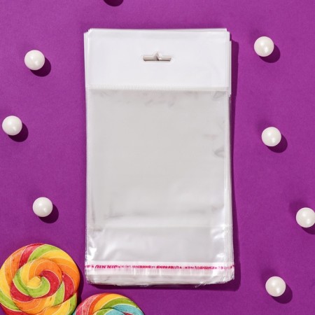 Packet with sticky tape, transparent 10 x 10/3 cm, euros, 30 μm-8