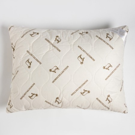 Pillow "Ethel", footing - sheep wool, 50x70 cm, tick-5