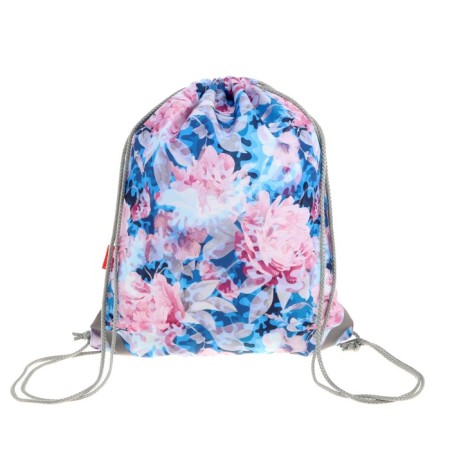 Back for shoes Erich Krause, 440 x 365 mm, Misty Flowers, Blue/Pink