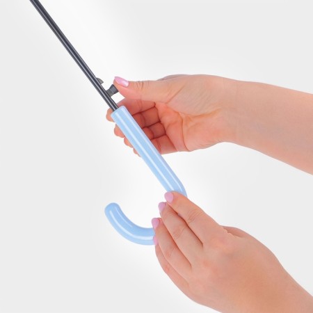 Umbrella - semi -automatic “pastel” cane, 8 knitting needles, r = 47 cm, color mix-13