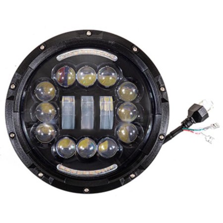 Farah LED SkyWay Off Road, Round, 12 V/24 V, 40 W, 6000 K, 15 diodes, 177x85 mm