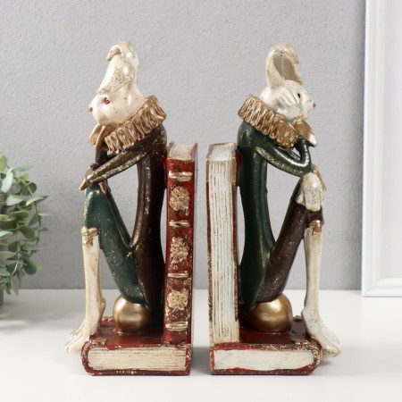 Book holders "Court hares" set 2 pcs 25x10x30.5 cm-3