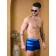 Male bathing panties Alohamare, size 48, dark blue color, blue