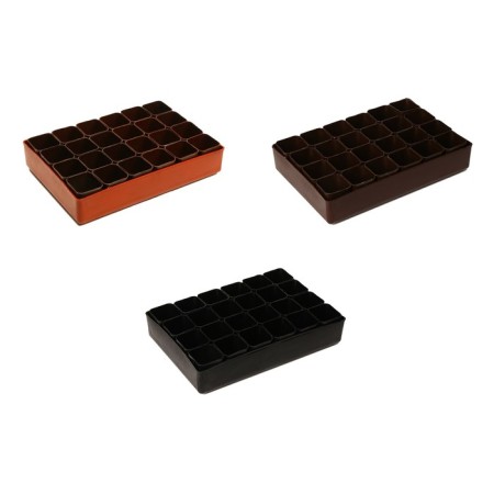 Set for seedlings: glasses of 70 ml (24 pcs), pan 29.5 × 20 cm, mix-13