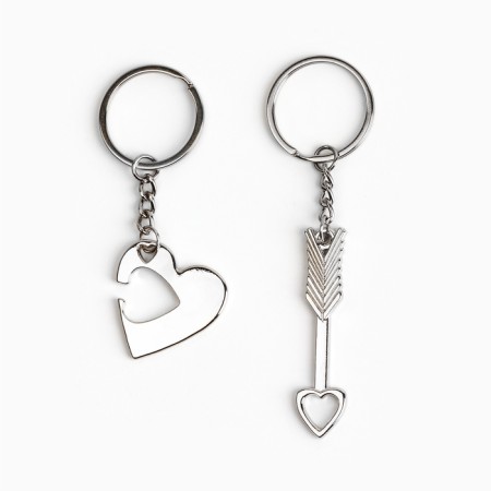 Key keychain, non -memorials “I take your heart in hostage” 9 x 13 cm-5