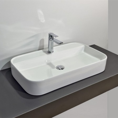 Haller shell Comforty 78574-70, rectangular, white color, 70 cm-2