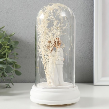Souvenir Polystone Light "Love under the tree" MIX 10.5x10.5x19 cm-6