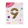 Foil ball 40 "number 9", color gold, slim