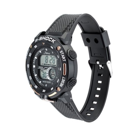 Watch of Electronic Electronic Astres R-Shock, D-5.3 cm, silicone strap, waterproof-2
