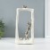 Souvenir Ceramics "Cats Mouse - Hunt. Rectangle" White with silver 6.2x12x24.5 cm
