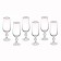 A set of glasses for champagne "Claudia", 180 ml, 6 pcs.