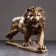 Figure "Lion" Right, Bronze, 73x23x43cm