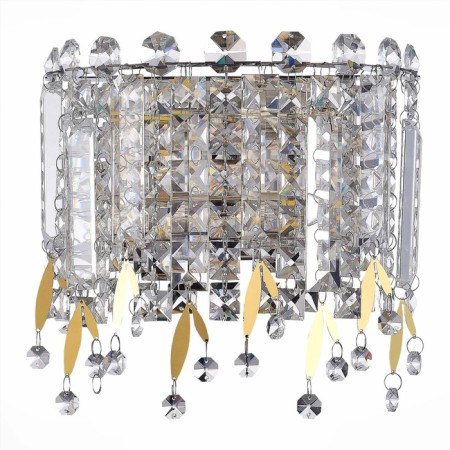 Sconces st. SL1655.201.02. Desio. 2x40 watts, E14, 22.5x21.7 cm, golden color-3