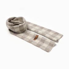 Mongol wool scarf beige-gray 