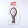 Comb - mini massage, 17.5 × 7.3 cm, brown color