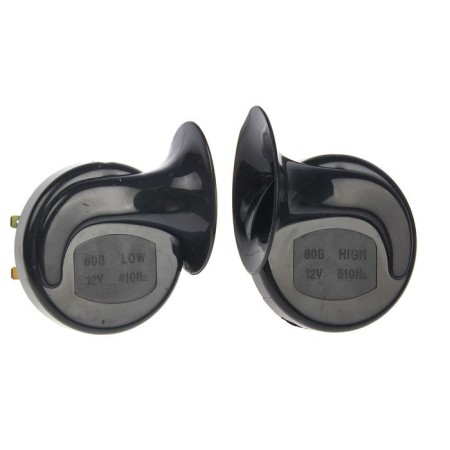 Car signal AVS Electric 2002, 12 V, 410/510 Hz, 115 dB, d = 90 mm, set 2 pcs.-1