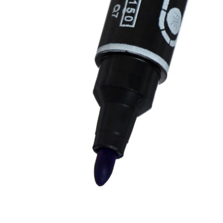 Permanent, double -sided, round, 5 mm/3 mm marker, blue, calligrata 1150-4
