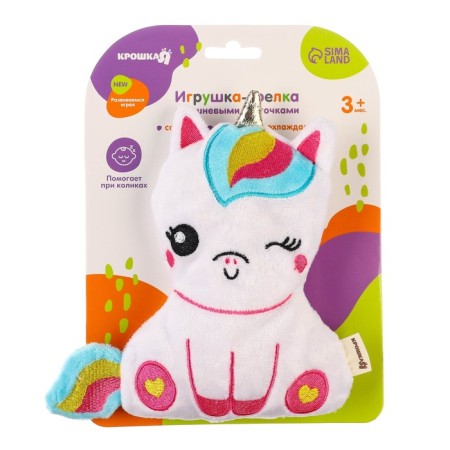 Toy heating pad with cherry bones "Unicorn", Baby Me