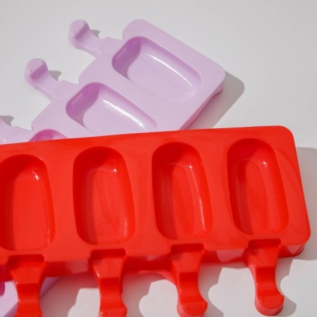 The ice cream uniform "Eskimo", silicone, 42 × 12 cm, 8 cells (6.8 × 3.8 cm), Mix color-4