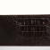 Pocket Key with zipper, textura, length 14 cm, ring, brown color