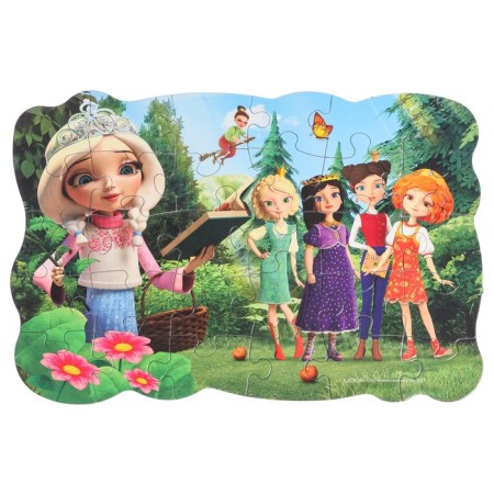 Maxi-Pazle Contour "Princess", 30 elements-2