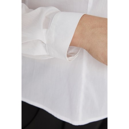 Female blouse, size 62, white color-5