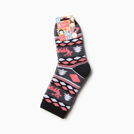 Nosk children's terry "Scandinavian patterns" Color Black, size 22-24-2