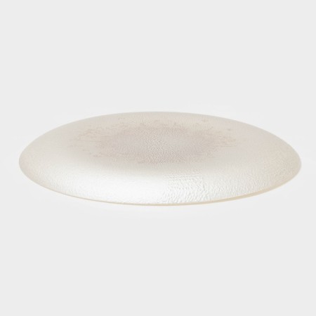 Glass of glass substitute “surface”, d = 27 cm, white color-2