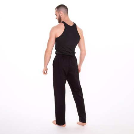 Men's home Comfort pants, black color, size 56-4