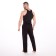 Men's home Comfort pants, black color, size 56