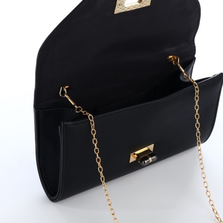 Female bag on a valve, black color-4