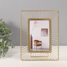Photo frame metal in 1 photo 10x15 cm 