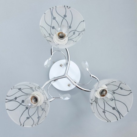 Avtal chandelier 3he27 40W Belo-chromium 50x50x27 cm Bayerlux-6