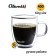 Mug with double walls Olivetti Vetro DWC11, 400 ml, transparent color