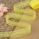 Capricon lace, 30 mm × 10 ± 1 m, yellow color