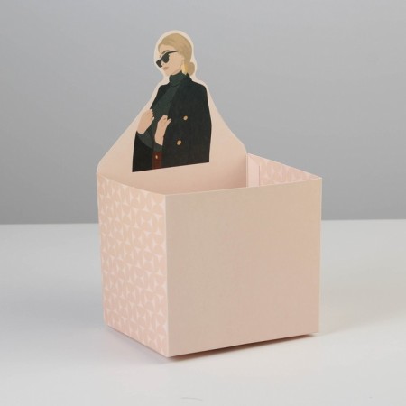 Boxes for mini bouquets "Lady", 12 × 20 × 10 cm