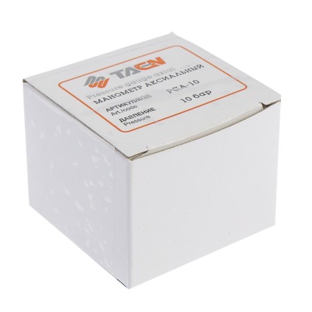 Manometer Taen, Axial, 10 atm, d = 50 mm, external thread 1/4 "-3