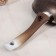Pan, d = 24 cm, h = 6 cm, plastic handle, glass cover, anti -stick coating, color coffee marble