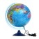 Political Globen Globe, interactive, embossed, diameter 320 mm, with backlight, with glasses
