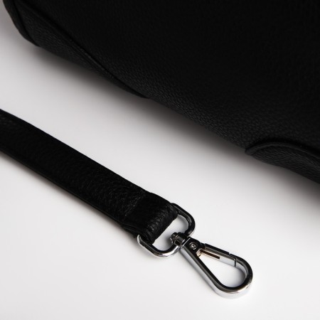 Bag Female Tout with zipper, black color-6