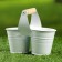 Double pot with a pen 11*5*8.5cm