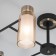 Amado chandelier, 8x15W E14, black color, antique bronze